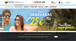 Desktop Screenshot of medicaloptica.es